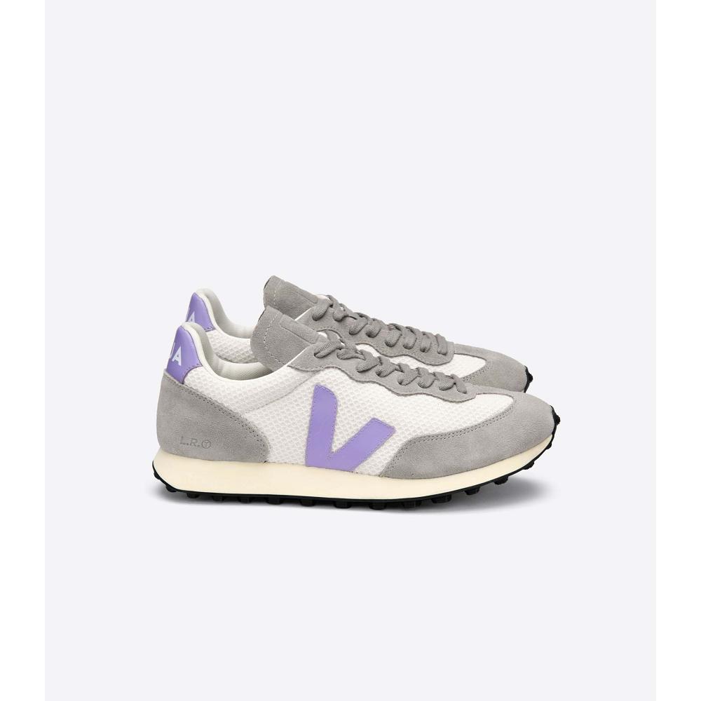 Veja RIO BRANCO HEXAMESH Women\'s Running Shoes Grey/Purple | NZ 425RVD